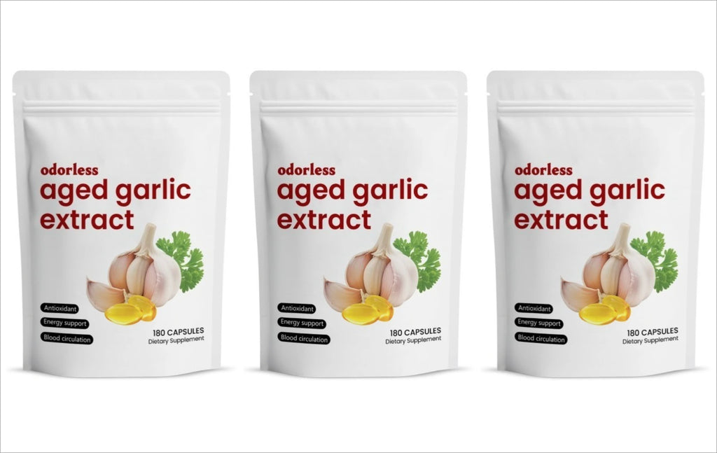 Odorless Aged Garlic Extract Supports Healthy Circulation and Energy