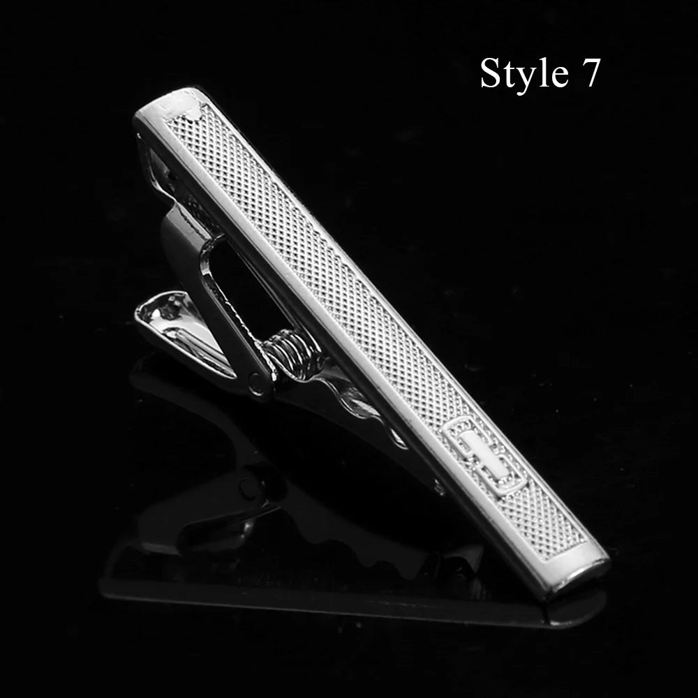 New Classic Men Tie Clip Simple Fashion Metal Necktie Daily Business Wedding Ceremony Tie Clip Pin Men Jewelry Accessories Gift