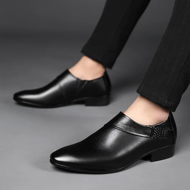 Oxfords Leather Shoes for Men Luxury Big Size 38-50 Men Dress Shoes Business Party Wedding Office Work Shoe 2025 New Men Loafers