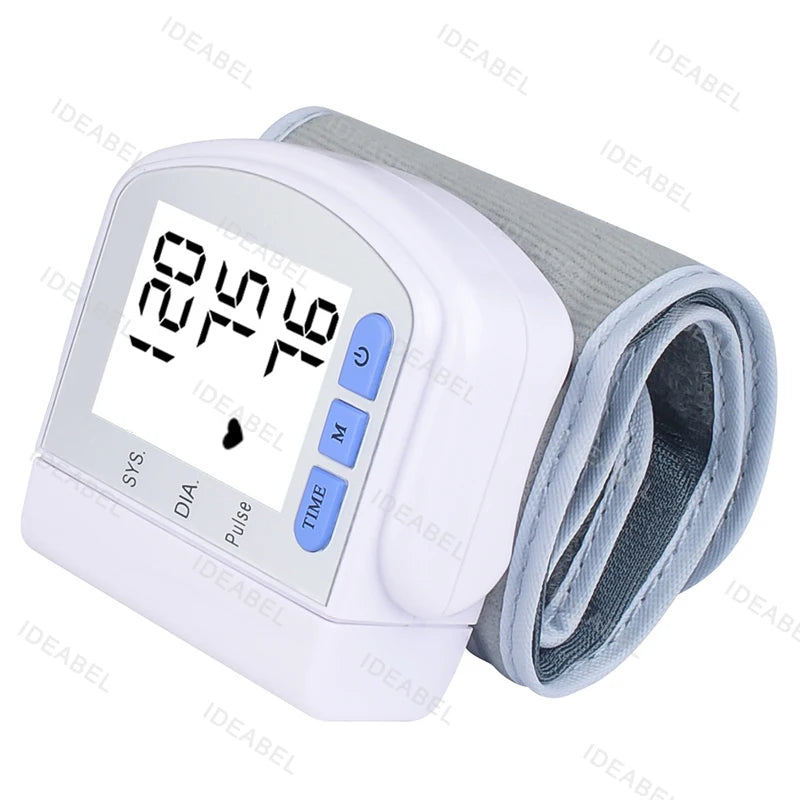Digital Wrist Blood Pressure Monitor Medical Upper Arm Sphygmomanometer Automatic Tonometer Tensiometro Blood Pressure Meter