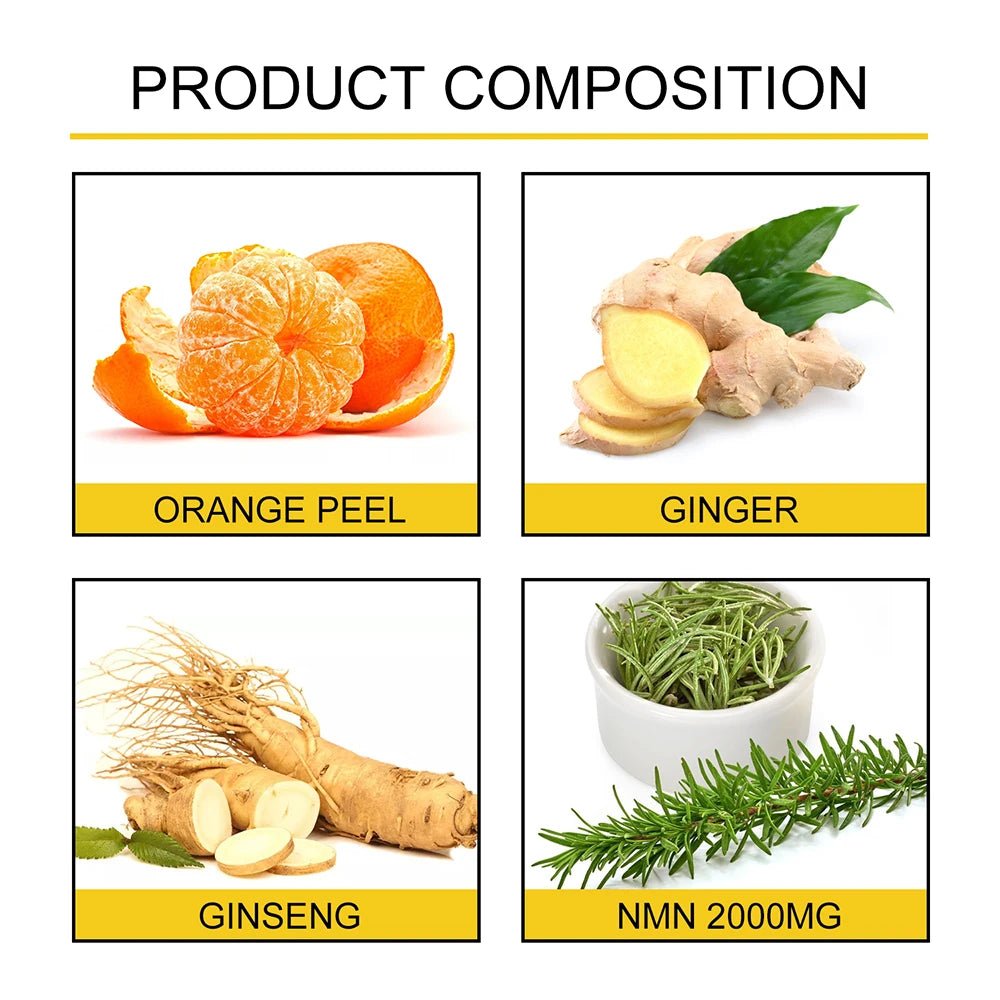 Natural Hair Growth Essential Oil Ginger Essence Hair Regrowth Thicken Hair Treatment Anti Hair Loss Gift Set For Men Women