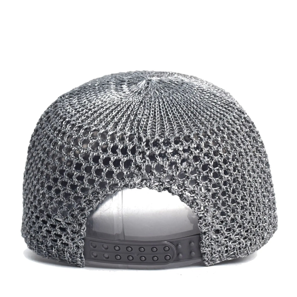 Men Fishing Hat Summer Full Mesh Baseball Cap Unisex Trucker Cap Trucker Caps Quick Dry Golf Running Hat Adjustable Snapback Hat