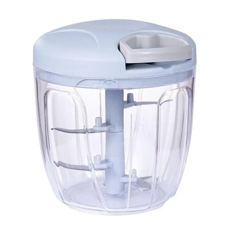 New Crusher Vegetable Onion Cutter Kitchen Cooking Accessories 500/900ML Manual Meat Mincer Garlic Chopper Rotate GarlicPress