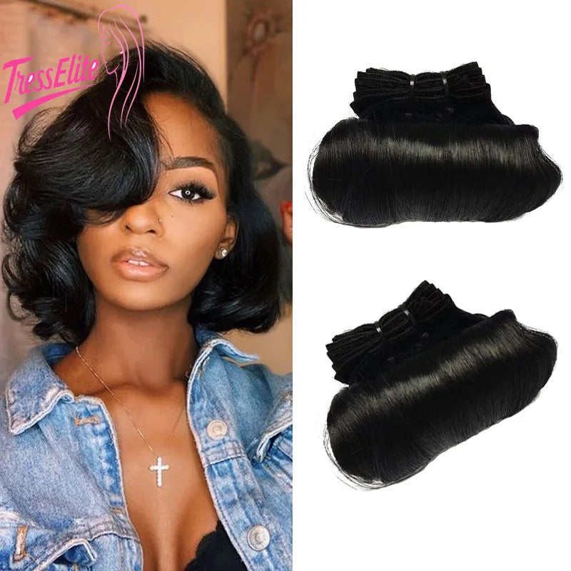 Premium Natural Color Human Hair Egg Curly Weav Bundle Soft and Bouncy Brazilian Virgin Remy Women's Trendy Hairstyling Needs
