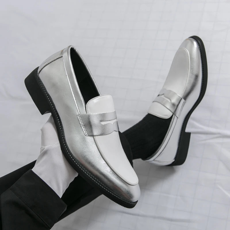 Men Shoes for Wedding Moccasins 2025 New Loafers for Men Breathable Man Slip on Flats Leisure Walk Driving Shoes Walking Shoes