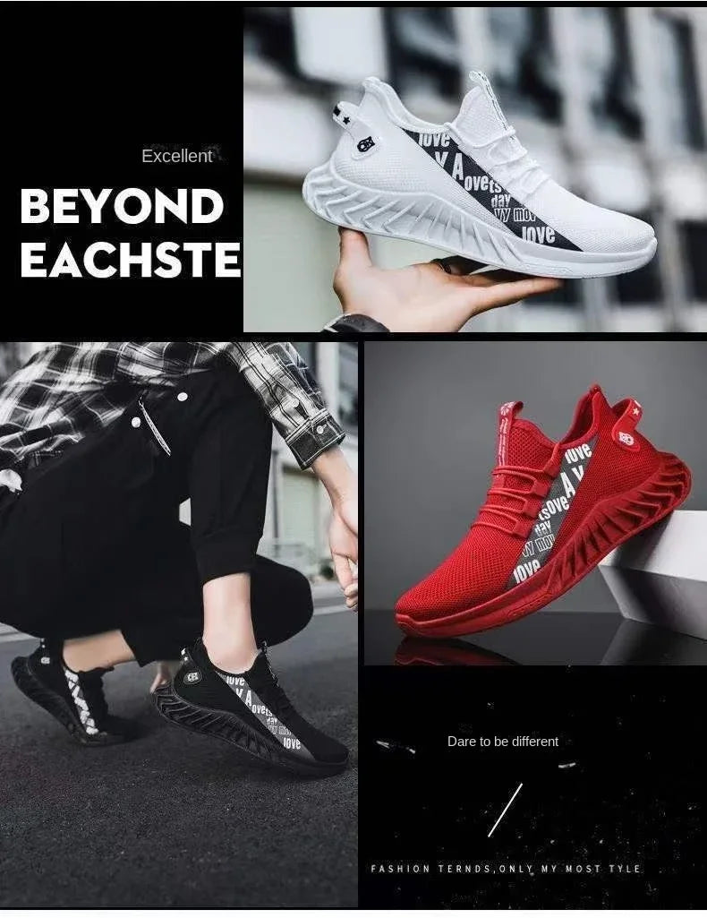 Sneakers for Men Fashion Men's Casual Sneakers Comfortable Breathable Running Tennis Shoes Zapatillas De Hombre