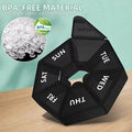10 Compartments Travel Pill Organizer Pocket Portable Pill Storage Box Case Daily Pill Container or Purse Fish Oil Medicine
