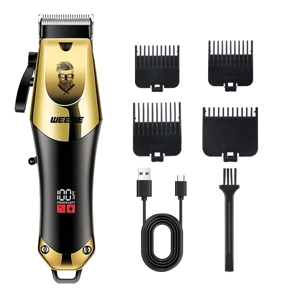 Professional Electric Hair Clipper Kit /Nose Trimmer | USB Charging 0mm Shaver haircut machine for beard Man Valentines Day Gift