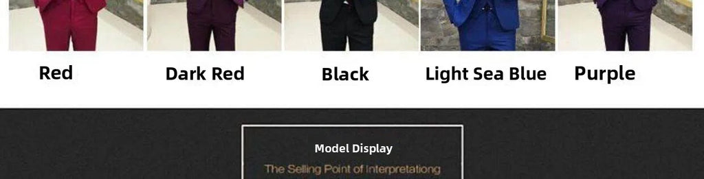 Men's Three-Piece Suit Set Business Formal Tailored Wedding Groomsmen Dress Spring Fashion Urban Polyester Blend Standard Fit