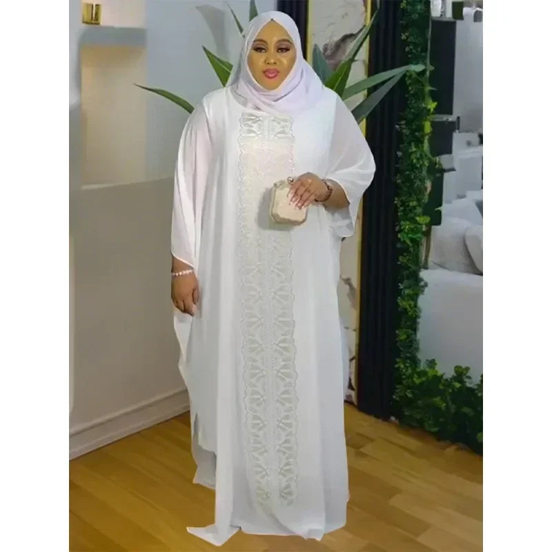 Abayas For Women Dubai Luxury 2025 African Muslim Fashion Dress Caftan Marocain Evening Party Dresses Boubou Robe Djellaba Femme