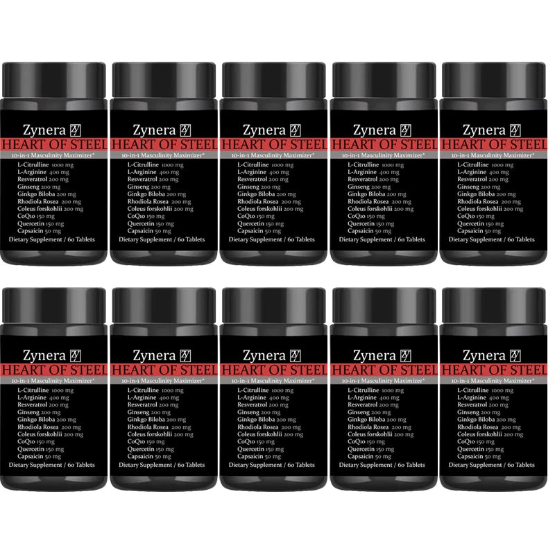 Male Strength and Endurance Supplement, Boost Performance, Supports Reproductive Health ，L-Citrulline L-Arginine Ginseng for Men