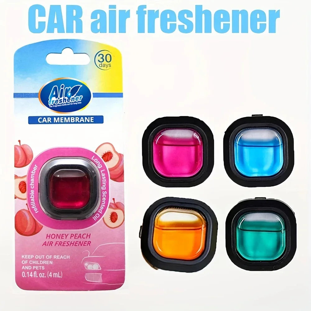 Long-Lasting Car Air Freshener Vent Clip Essential Oil Scented Odor Eliminator 0.14oz Alcohol-Free Fragrance For Fresh Car Smell