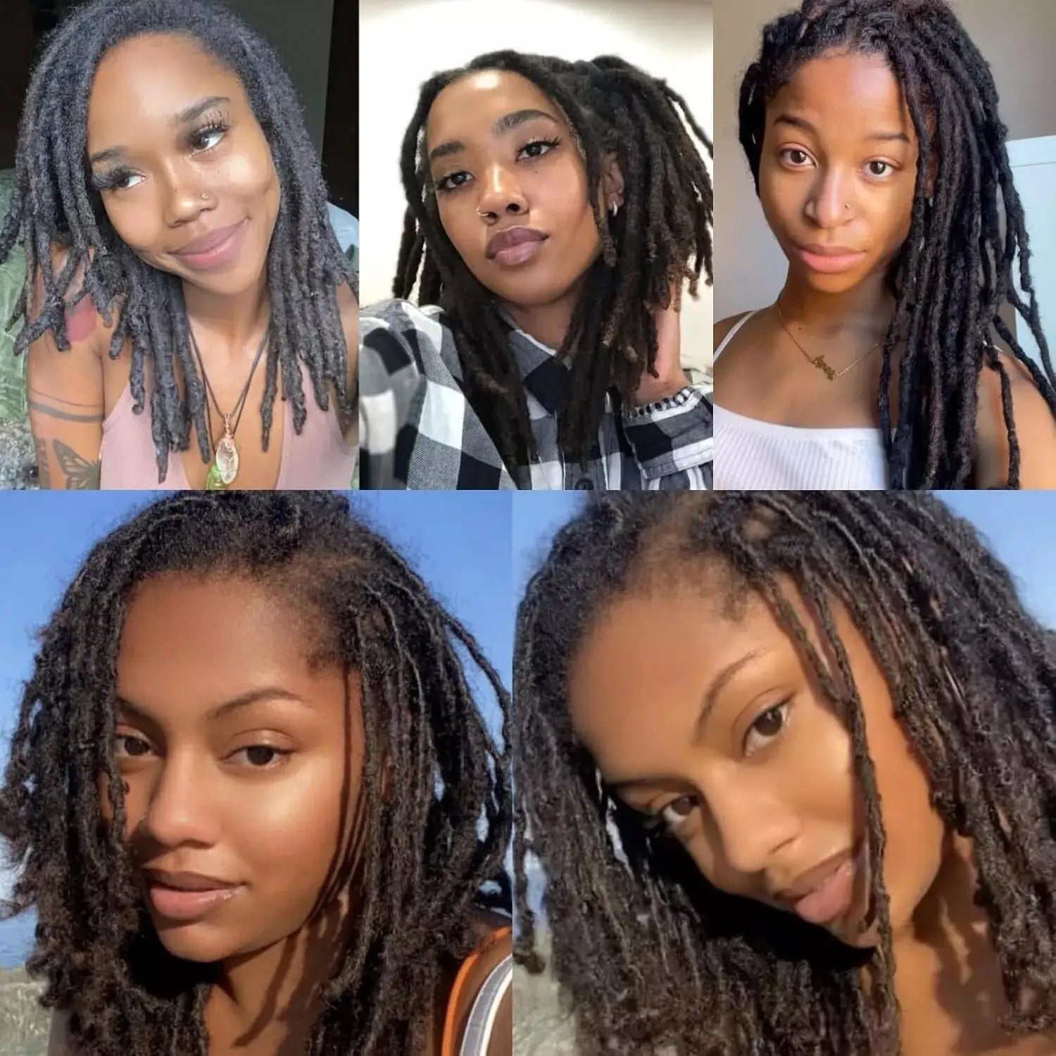 Afro Kinky Curly Braiding Bulk Hair for Braiding Twists Afro Kinky Bulk Hair for Dreadlock Extensions Repair Locs Women