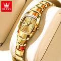 OLEVS 7006 Women's Watches Top Brand Elegance Quartz Montres Femmes Waterproof Tungsten Steel Case Strap Luminous Date Watch
