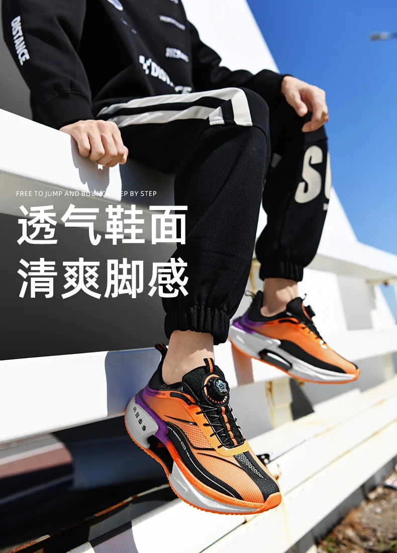 Running Shoes Child Student Training Speciality Marathon Men Sports Breathable Lightweight Women's Comfortable Nonskid Sneakers