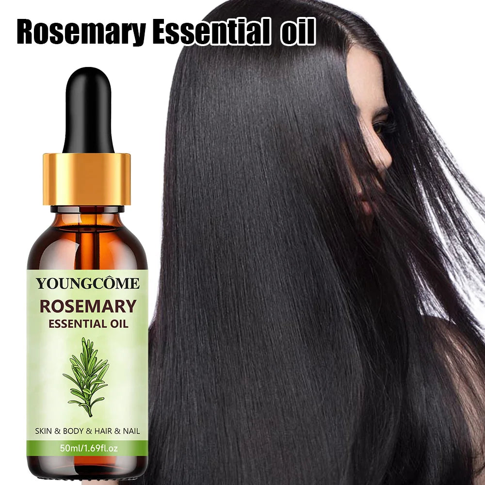 Natural Rosemary Essential Oil Repairs DamagedHair Improves Hair Quality Moisturizes Hair Care Oil Suitable Fo Hair Body Massage