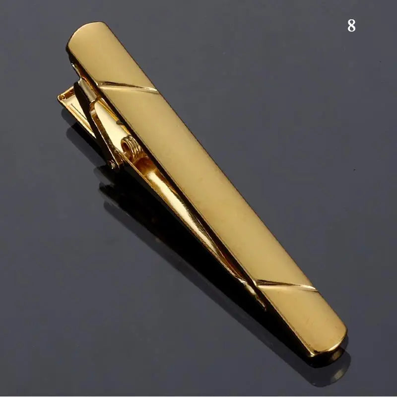 New Classic Men Tie Clip Simple Fashion Metal Necktie Daily Business Wedding Ceremony Tie Clip Pin Men Jewelry Accessories Gift