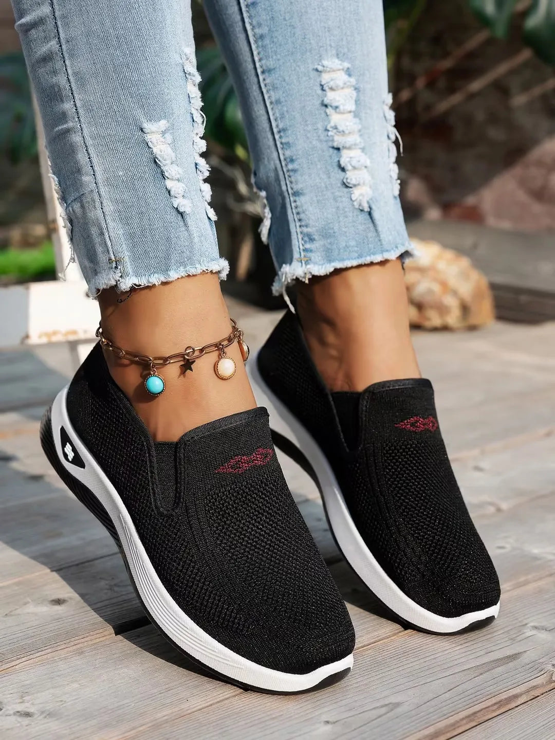 Women's shoes, casual shoes for ladies, with breathable mesh, not tiring to the feet, light and comfortable casual shoes