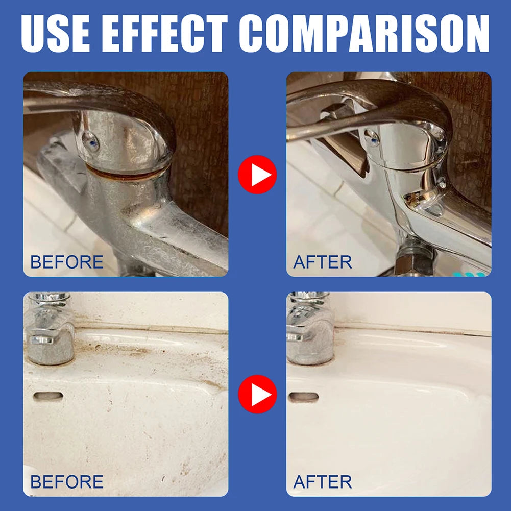 1/2pc Bathroom Cleaning Spray,60ML Multi-Purpose Cleaner Agent for Remove Stains,Bathtub Glass Washbasin Descaling Cleaning Foam