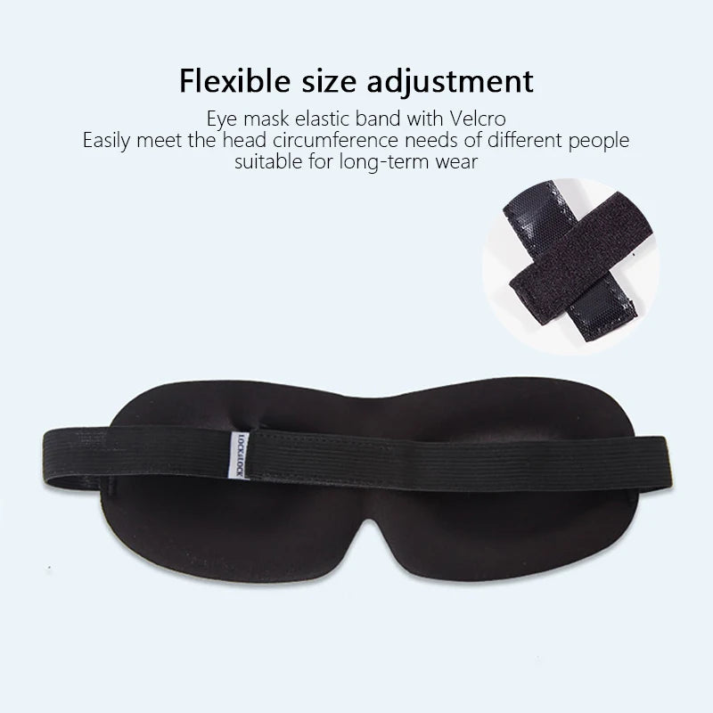 Eye Mask for Sleeping 3D Contoured Cup Blindfold Concave Molded Night Sleep Mask Block Out Light with Women Men