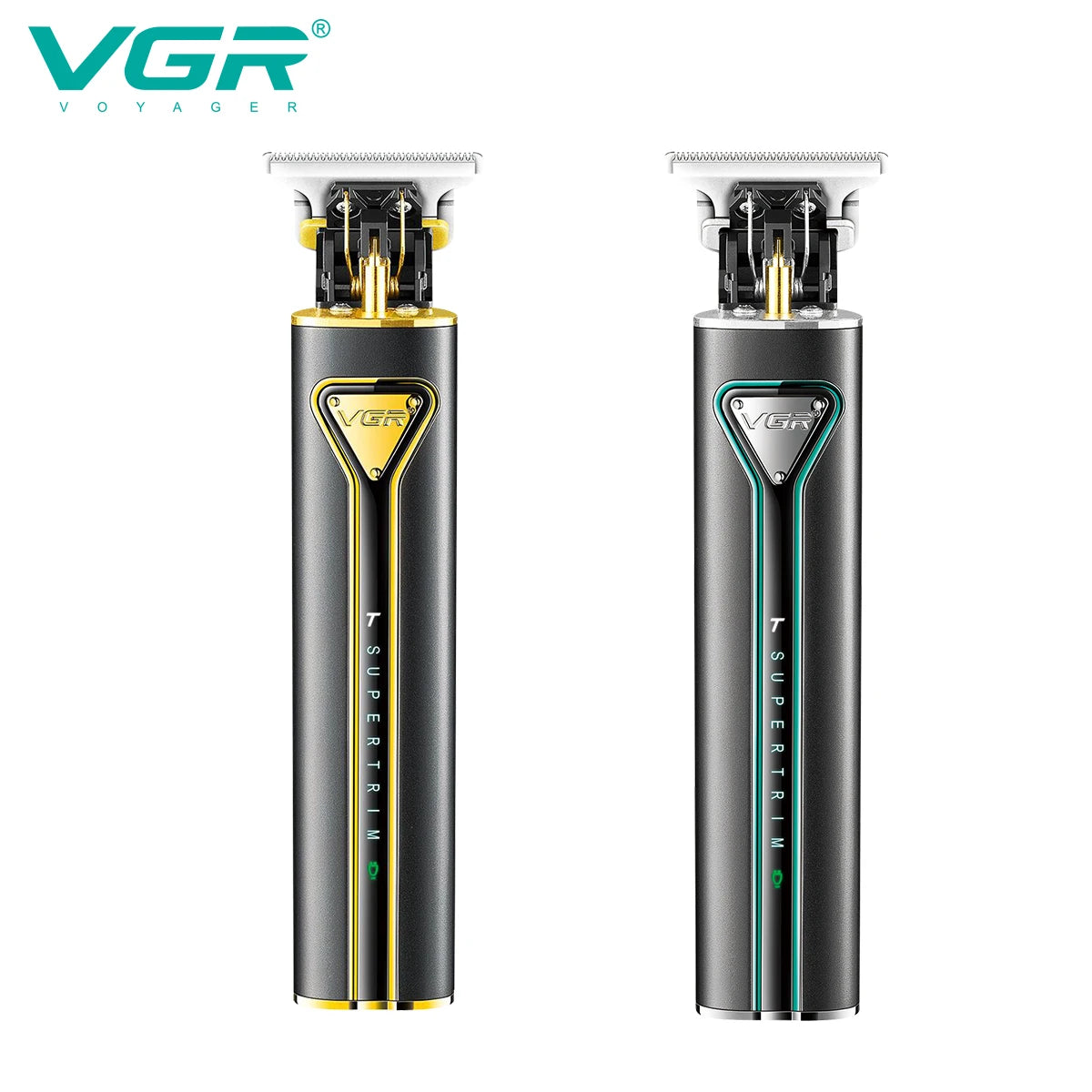 VGR Hair Clipper T9 Hair Trimmer Professional Hair Cutting Machine Metal Wireless Electric Rechargeable Clippers for Men V-009