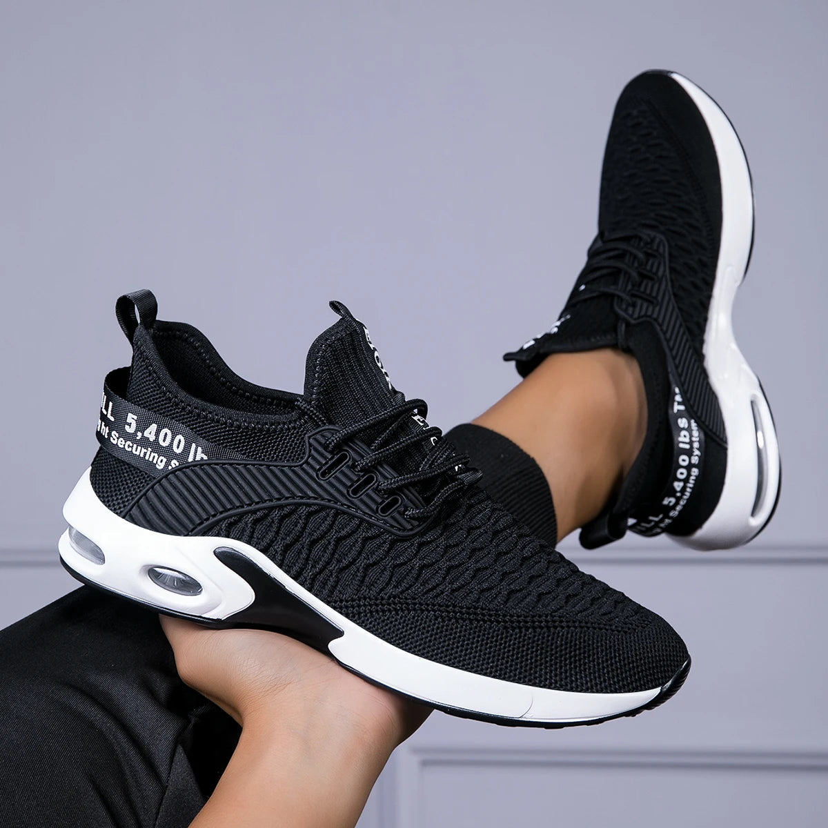 New Men's Sneakers Thick Sole Comfortable Casual Shoes Lightweight Breathable Fashion Running Shoes Luxury Male Tenis Masculino