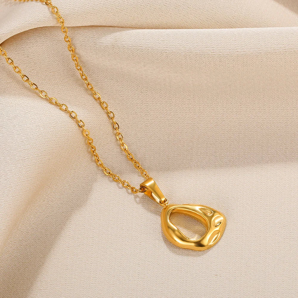 Cross Necklace For Women Classic Cross Collar Gold Color Egyptian Nile Ankh Choker Stainless Steel Chain Aesthetic Jewelry Gift