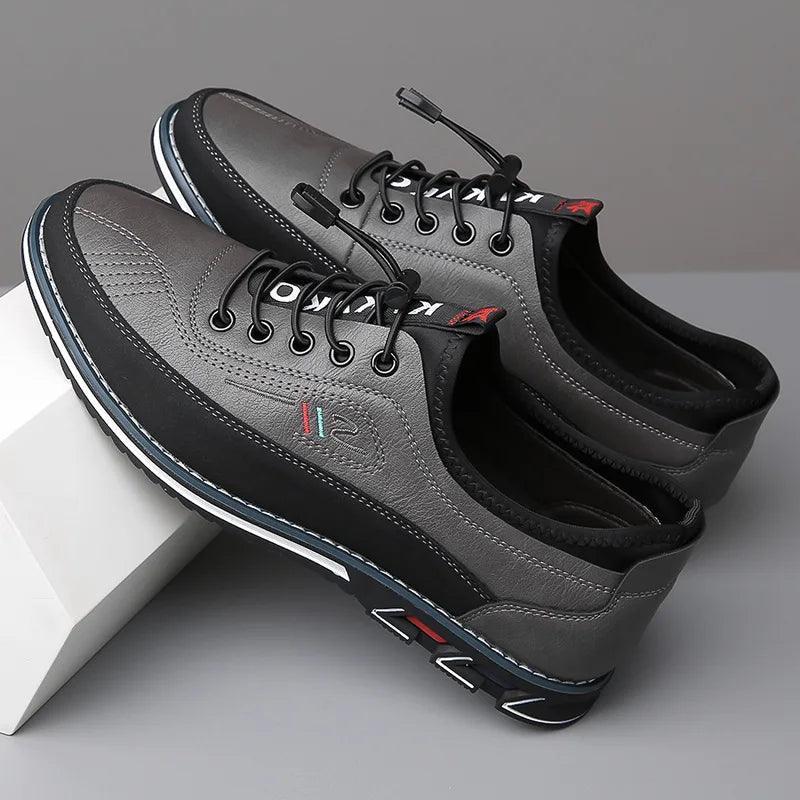 Men Dress Shoes Comfort Business Casual Oxford Shoes Fashion Dress Sneakers Office Working Walking Premium Leather Derby Shoe