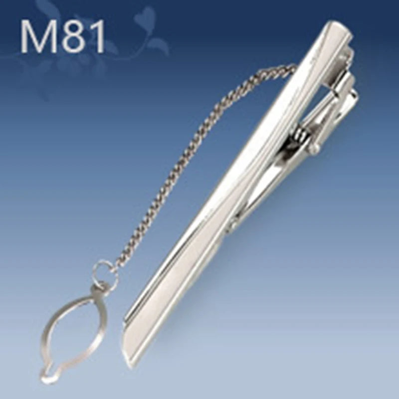 New Tie Clip Fashion Style 1PC Necktie Men Metal Simple Bar Clasp Practical Bowtie Clasp Tie Pin For Mens Gift Accessories