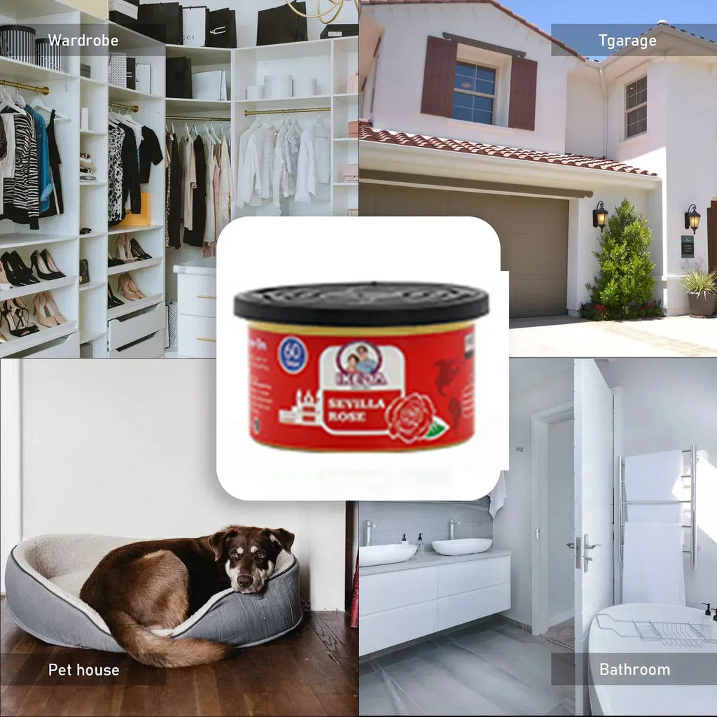 Car Air Fresheners: Lemon Scent | Organic Cans | Odor Eliminator Essential | Long-Lasting | Strong Fragrance | For Home Closet