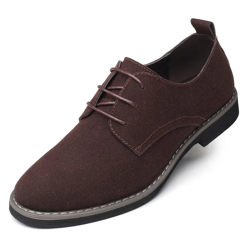 Mens Dress Shoes Legitimate Leather Shoe PU Suede Casual Men Designer Social Male Black Business Luxury Men's Wedding Summer Man