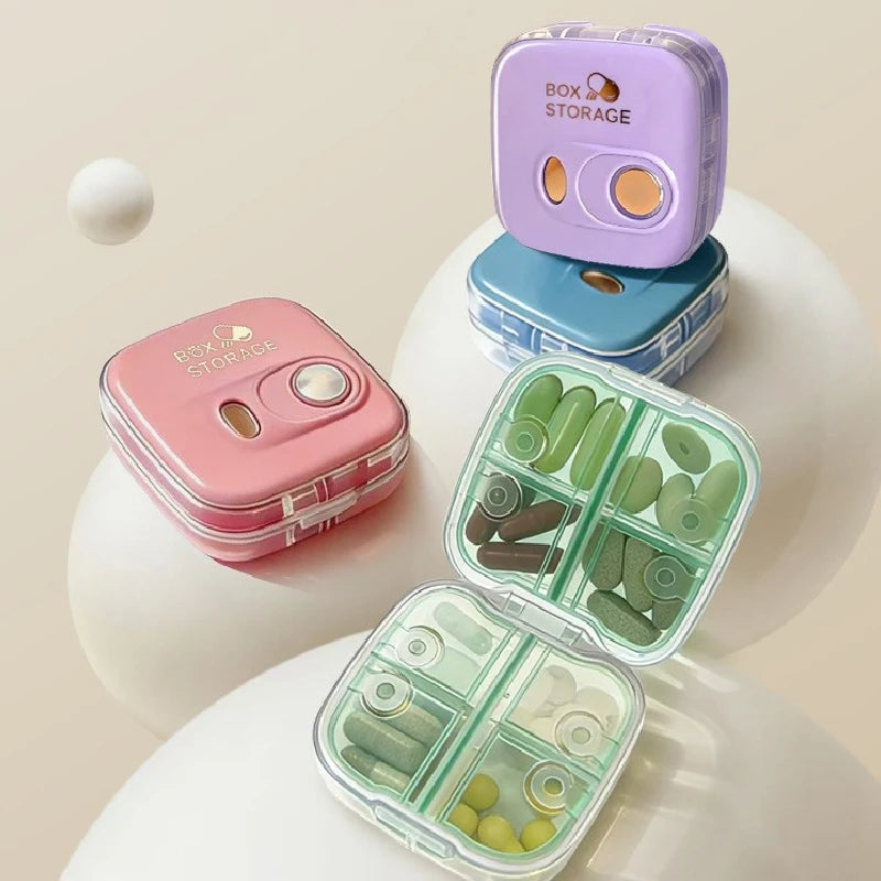 Portable Mini Medicine Organizer Box Daily Three Meals Weekly Seven Days Simple Storage Box for Easy Carry And On-the-Go Use