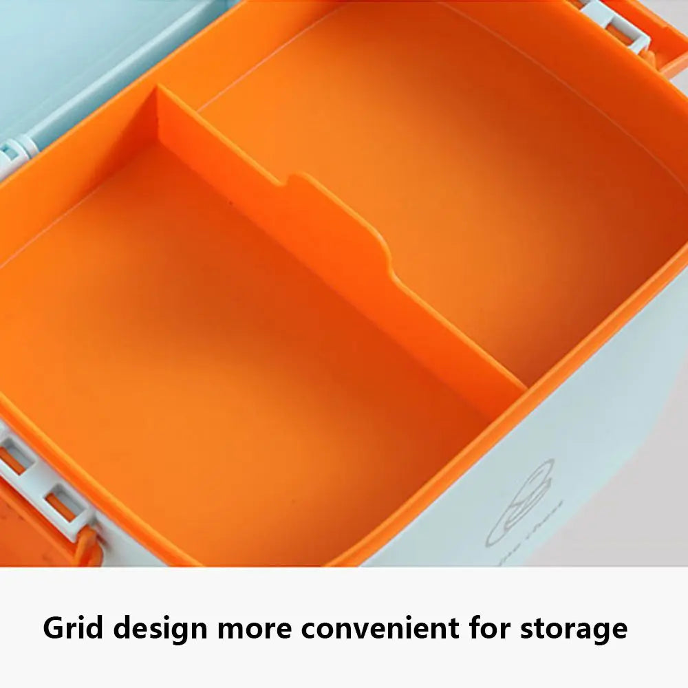 Case Medicine Chest Family Emergency Kit with Handle Medication Organizer Medicine Storage Container Storage Box Medicine Box