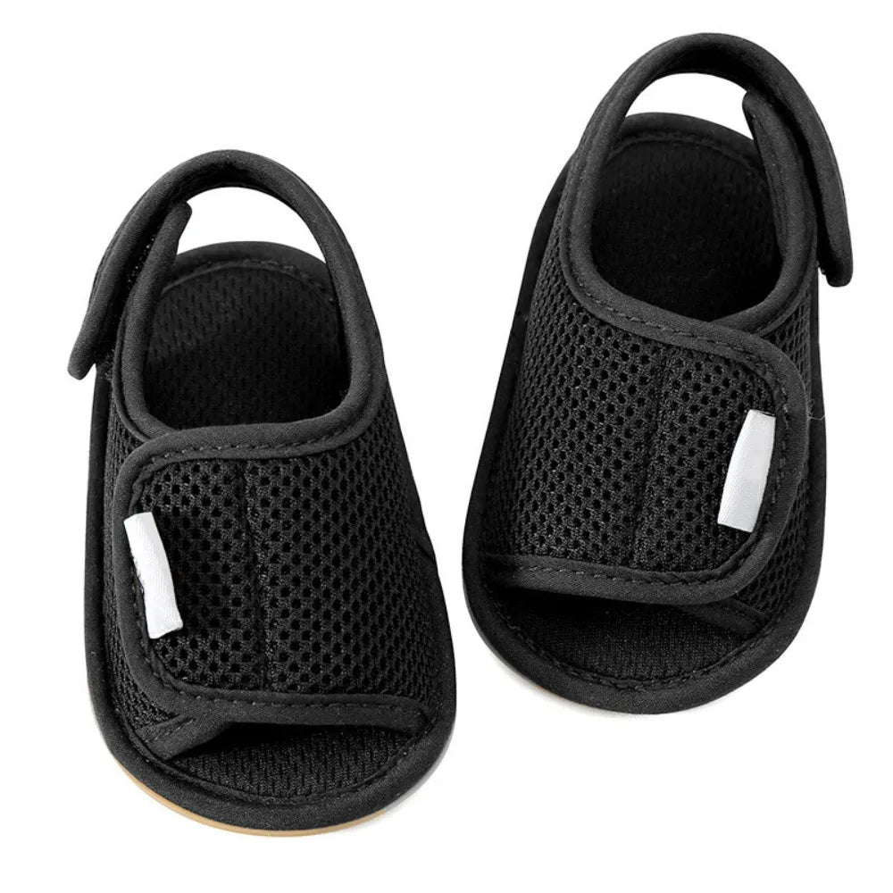 Non-Slip Rubber Sole Baby Sandals Breathable Soft Sole First Walker Shoes Multiple Colors Lightweight Outdoor Sandals Newborn