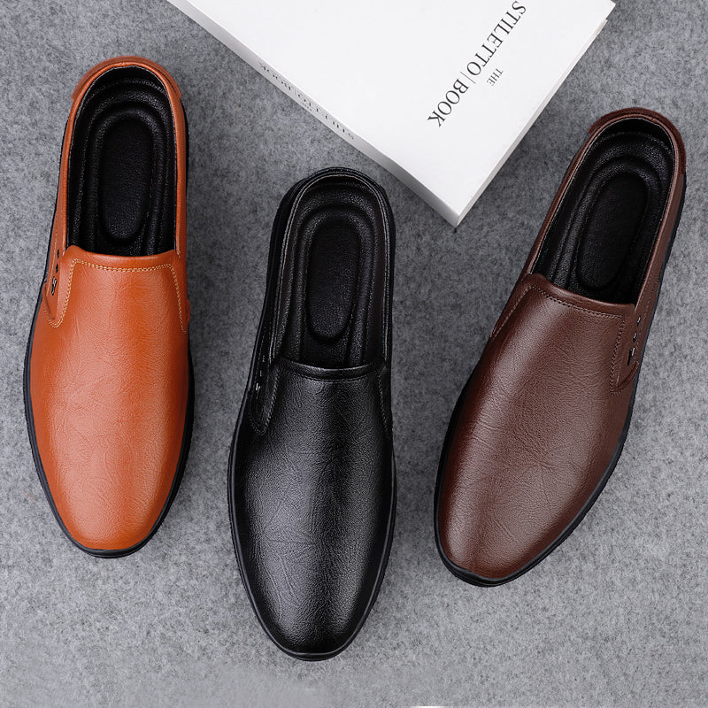 Leather Men Casual Shoes Breathable Soft Sole Office Loafers Shoes Men Designer Shoes Men Italian Brand Moccasins Zapatos Hombre