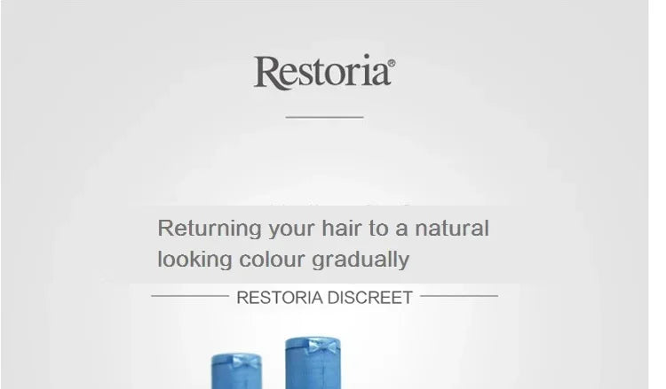 250ml Restoria Discreet Colour Restoring Cream,Grey Hair Treatment Reduce Grey Hair Care - Suitable for Men Women Shampoo