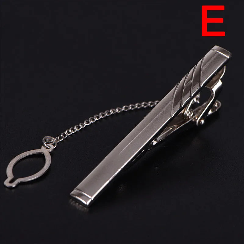 New Tie Clip Fashion Style Necktie Men Metal Simple Bar Clasp Practical Bowtie Clasp Tie Pin for Mens Gift Accessories