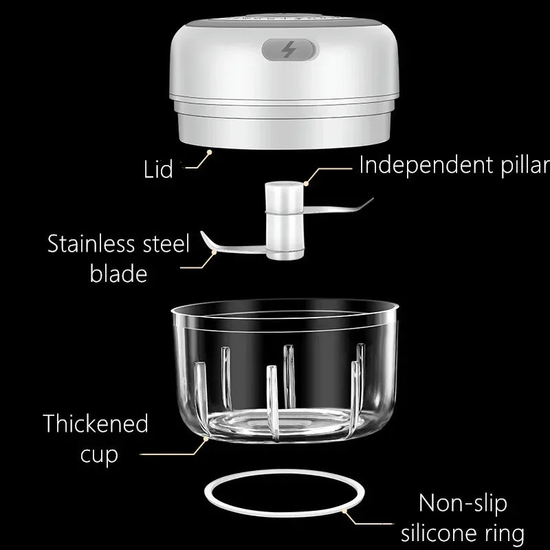 New Crusher Vegetable Onion Cutter Kitchen Cooking Accessories 500/900ML Manual Meat Mincer Garlic Chopper Rotate GarlicPress