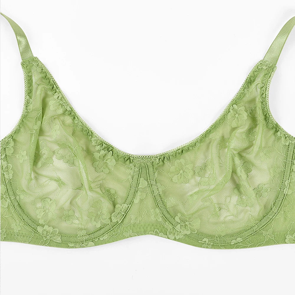 Sexy Lingerie Female Bra & Briefs Sets Seamless Bras For Women's Lace Thong Underwear Plus Size Brassiere