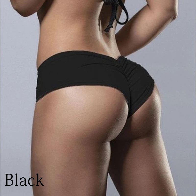 Ultra Short Yoga Shorts Hip-lifting Sports Women Hip Training Elastic Shorts Fashion Solid Color Home Gym Sexy Hot Pants Summer