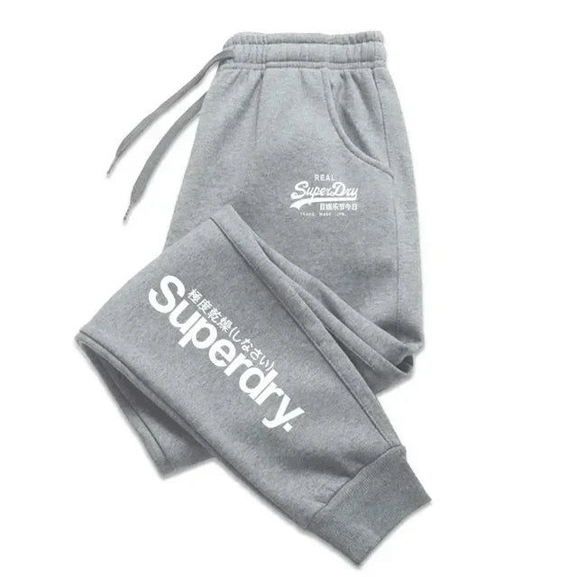 New men's casual pants for autumn and winter, men's and women's sports pants for outdoor hiking, and fashionable running pants