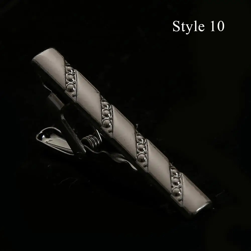 New Classic Men Tie Clip Simple Fashion Metal Necktie Daily Business Wedding Ceremony Tie Clip Pin Men Jewelry Accessories Gift