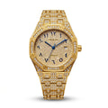 1 piece fashion shiny watch with automatic mechanical design, fashionable, versatile for daily wear