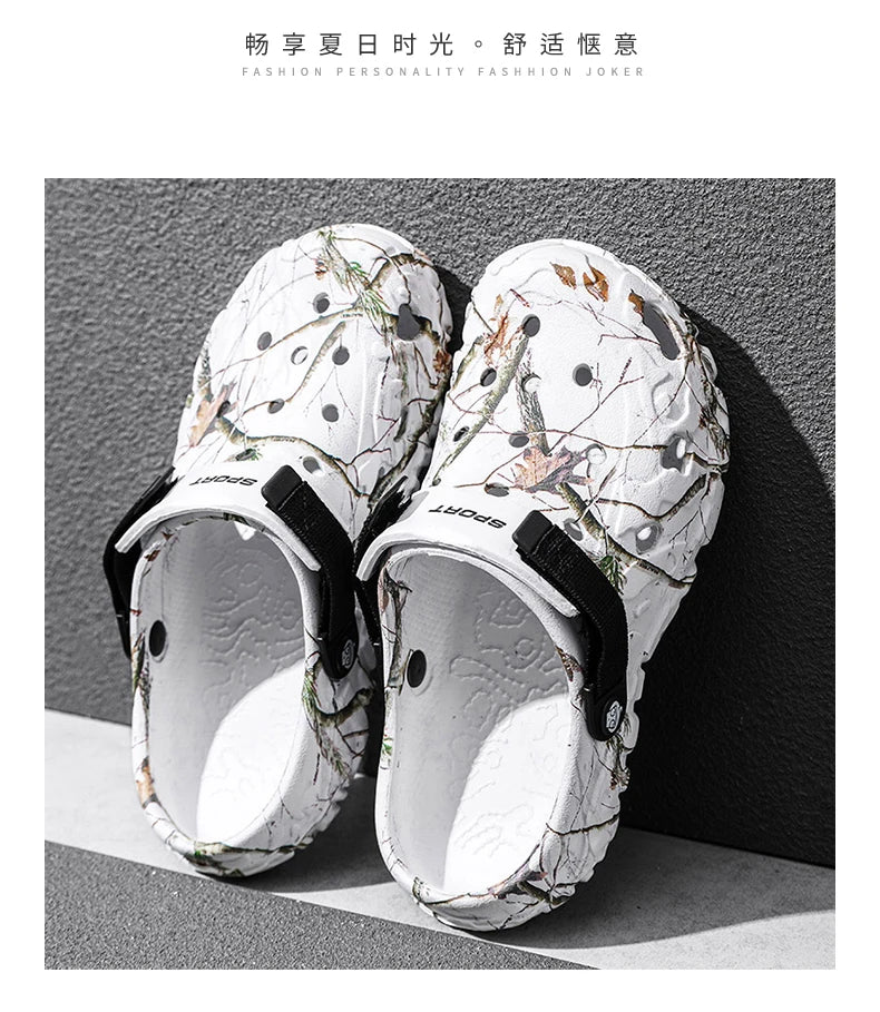 Men Slippers High Quality Classic Outdoor Anti-Slip Garden Shoes Lightweight Fashion Casual Sandals Sandals for Men Platform