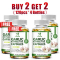 Buy 1 Get 1 Free! Garlic Extract Oil Capsules, Support Immune Boost, Heart Health & Detox, Aids Digestion & Circulation, Non-GMO