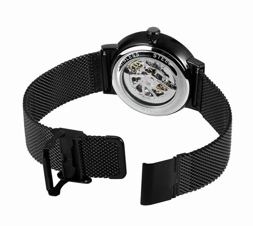 Men's fully automatic mechanical watch, waterproof, high-end business, light luxury, perfect as a holiday gift for men