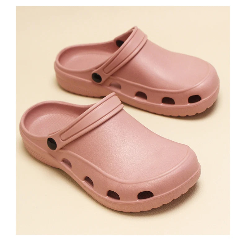 Professional Scrubs Clogs Ultra Light Nurse Work Shoes Anti Slip Pediatric Slippers Breathable Dentist Nursing Shoes 5X03-04