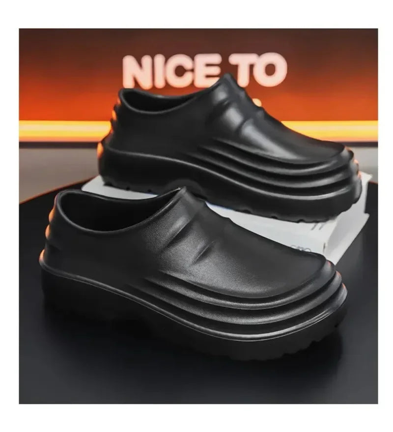 Women's and men's Waterproof Shoes for Summer Spring and Autumn Couple's Kitchen Chef Shoes Nurse Teacher work shoes Man Sandals