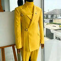 Men's Wedding Tuxedo Suits Blazers Formal Smoking Attire Elegant Homme Moda Traje Do Noivo New in