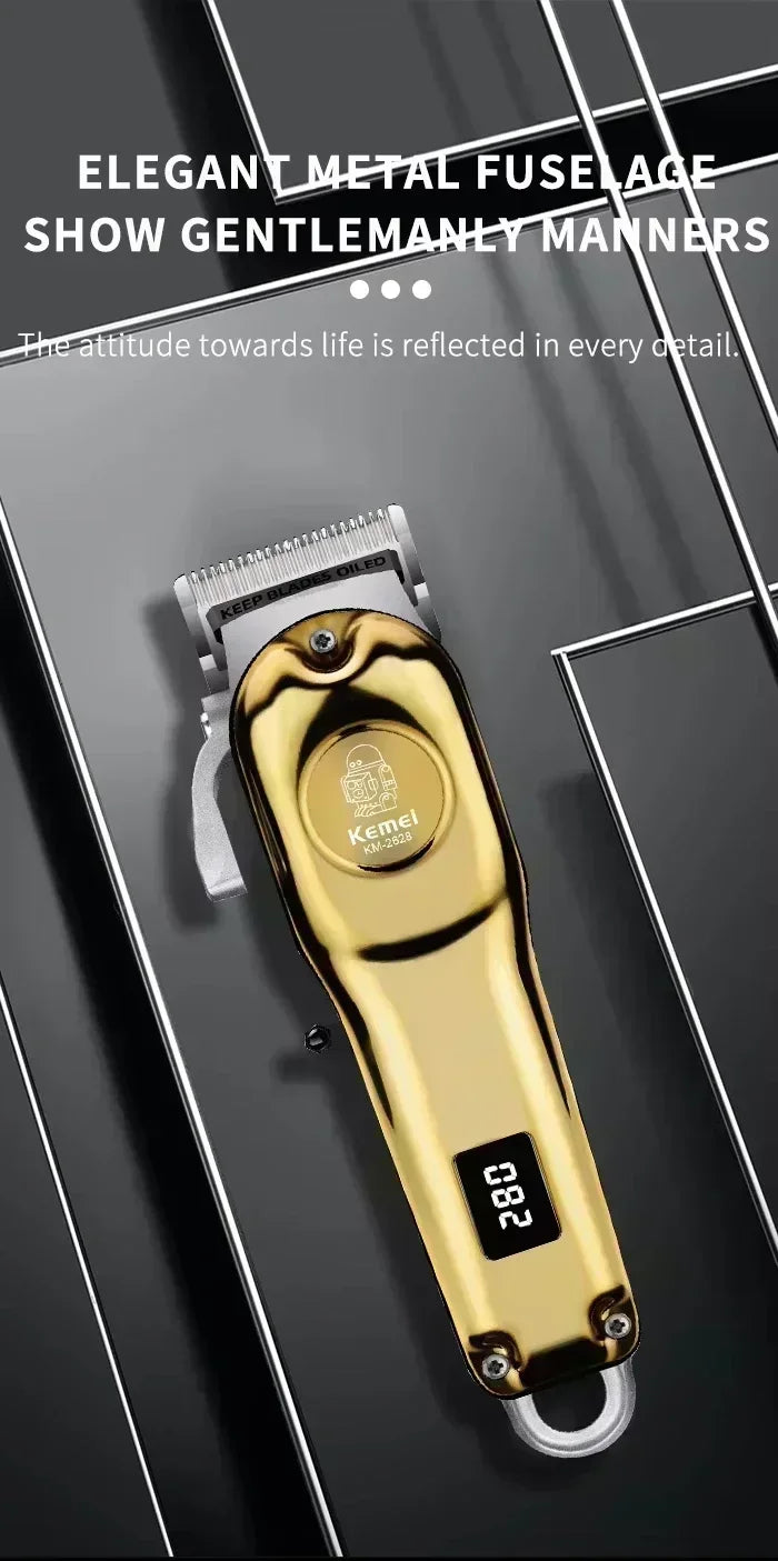 Kemei Hair Clippers Beard Clipper Rechargeable Men's Shaver Electric Hair Trimmer Kit Men KM-2628 KM-678 KM-2024 Hair Clipper